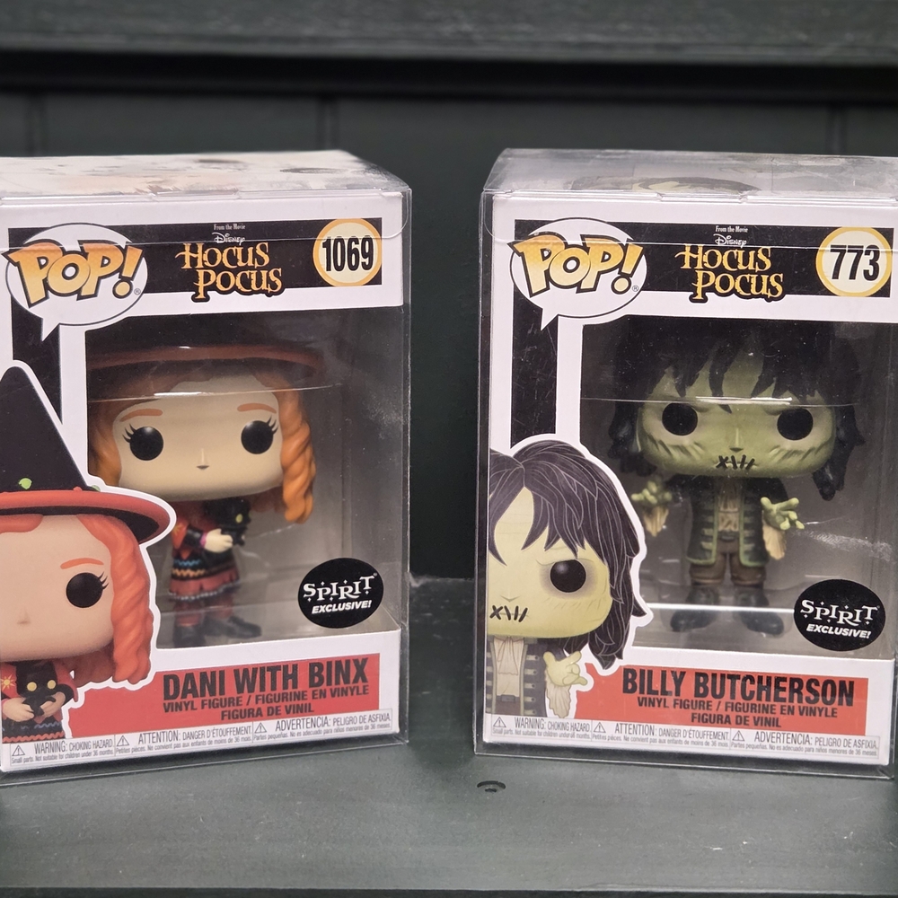 Funko Hocus Pocus Dani with Binx and Billy Butcherson Figures